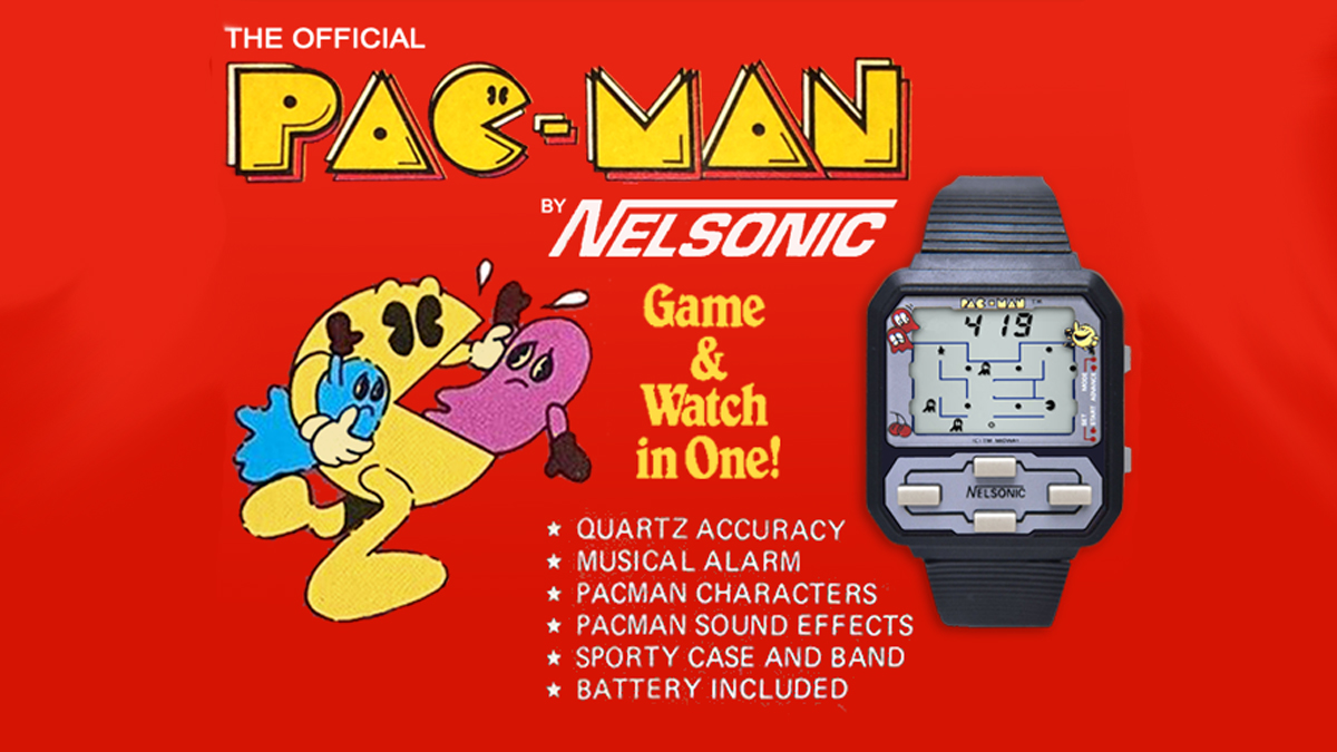 Pac-Man LCD Wristwatch game ad